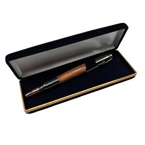 PSI CP 8000 Bolt Action Rifle Wood/Gun Metal 30 Caliber Bullet Ballpoint Pen